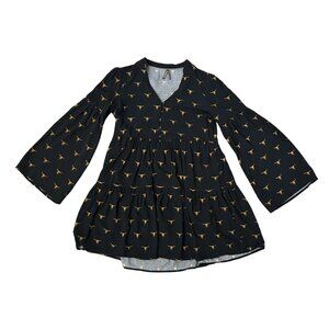 Stetson Womens Longhorn Mojave Print Black XS Stagecoach